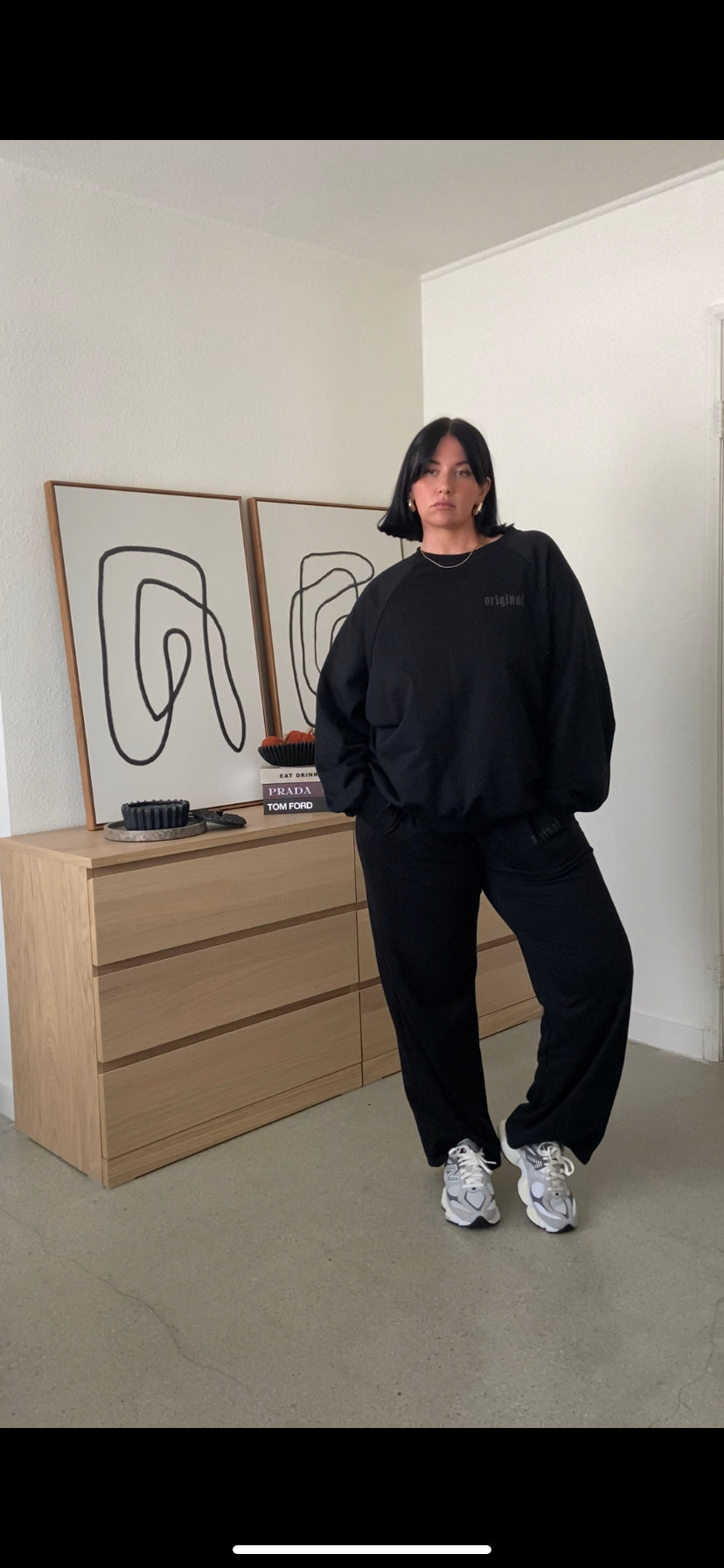 everyday pants in black