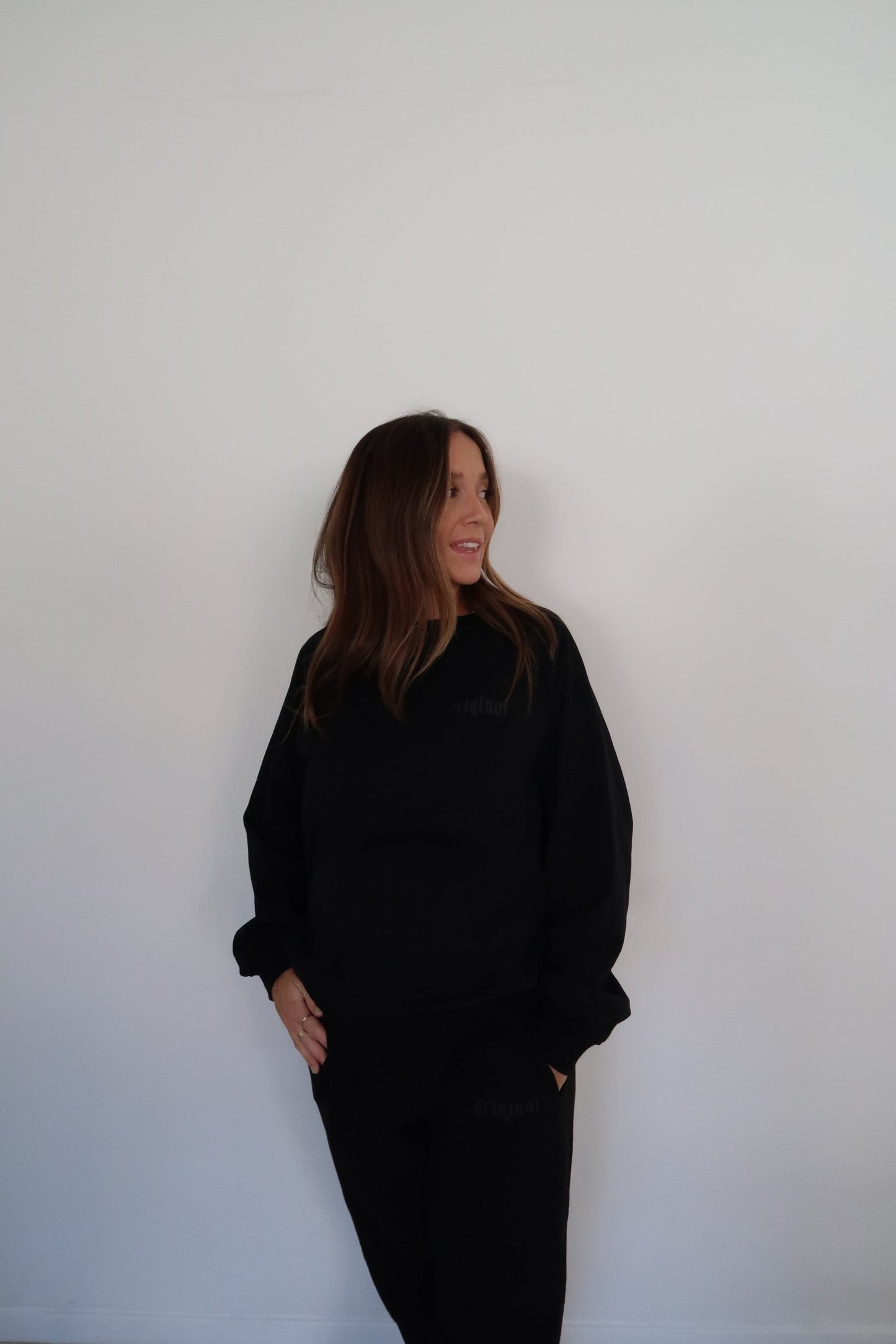 everyday pants in black