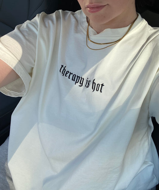 therapy is hot t-shirt