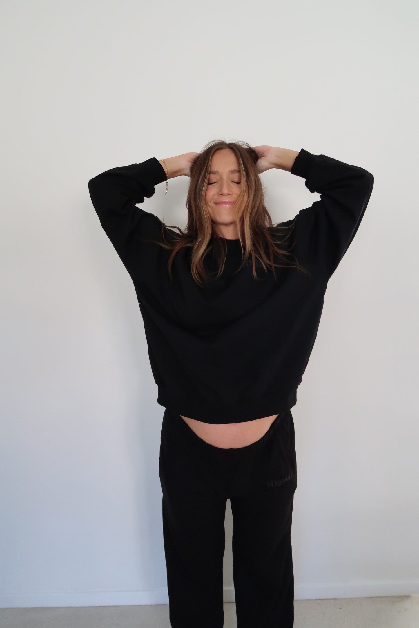 everyday pants in black