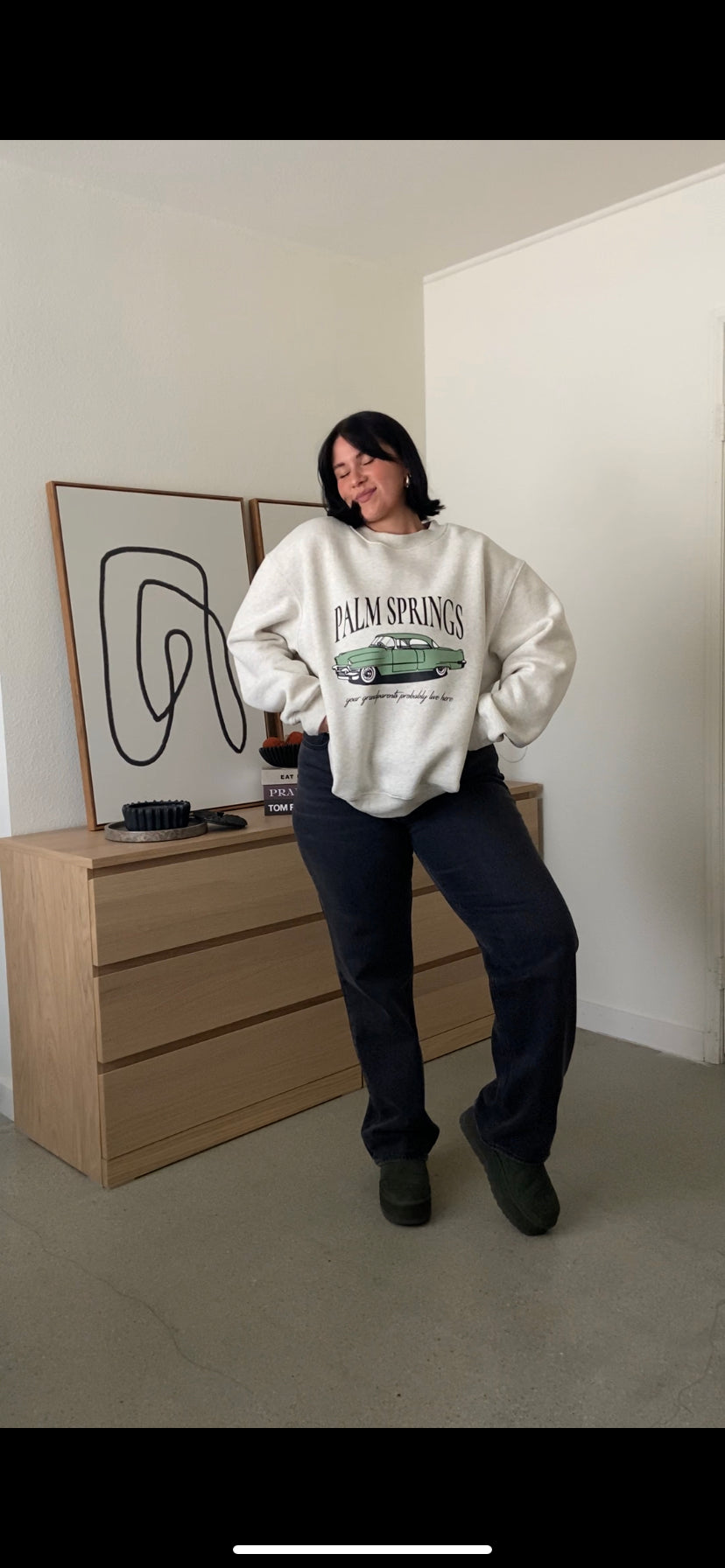 vintage car crewneck