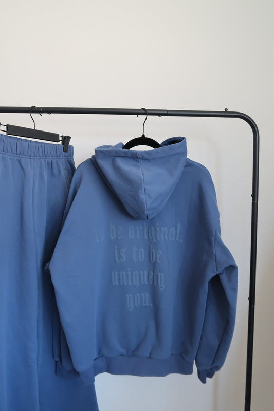 everyday hoodie - blue